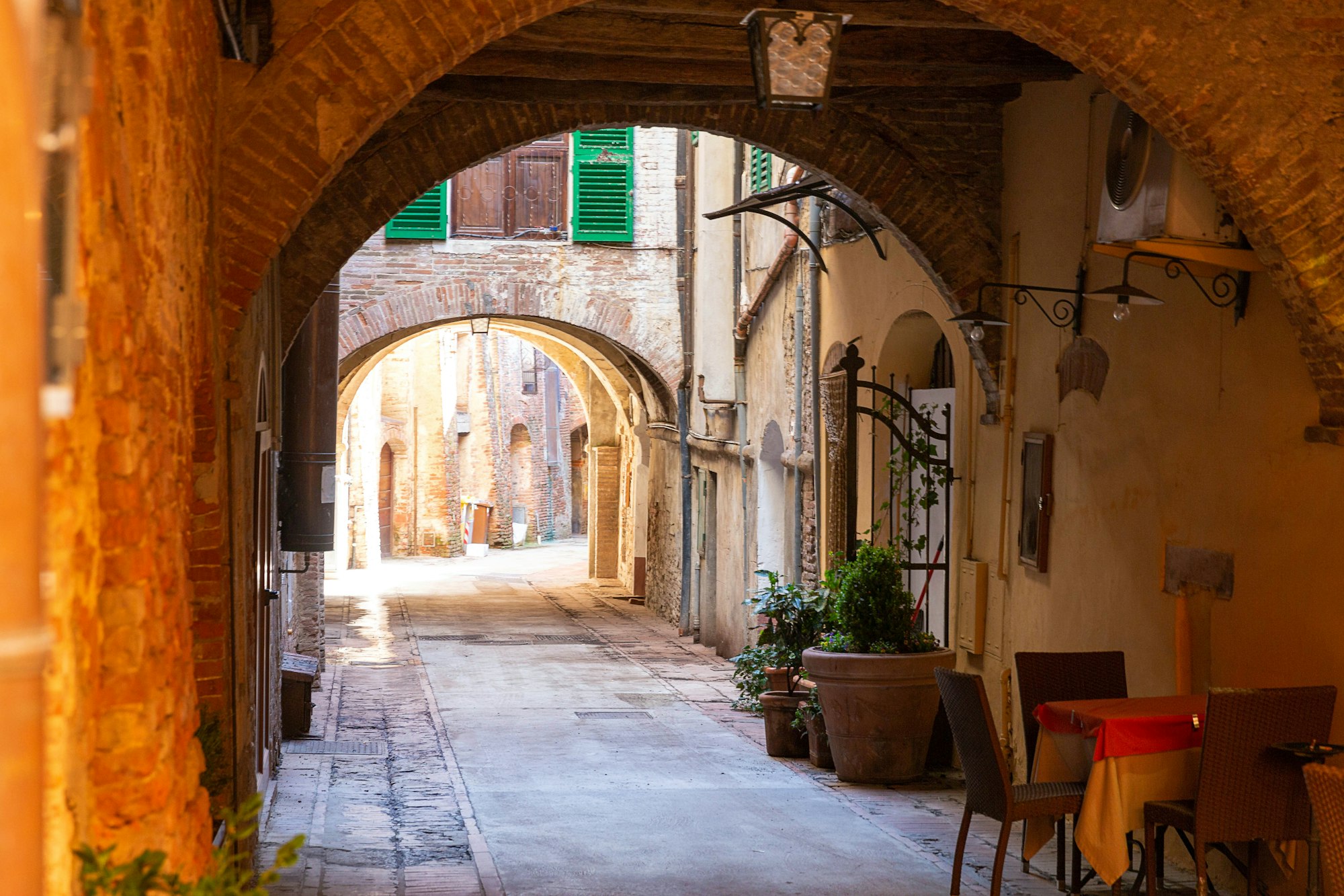 Magic streets of Montepulciano, Tuscany