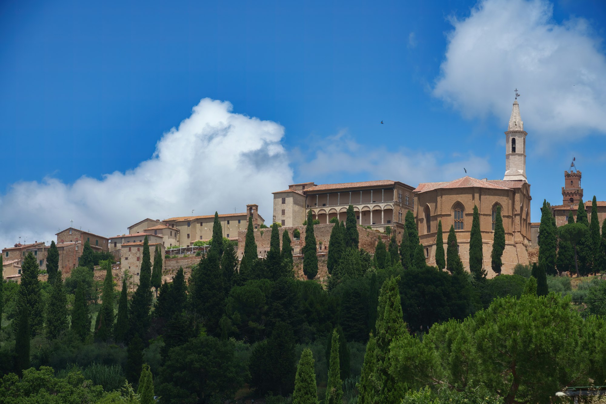 Pienza, historic town in Tuscany